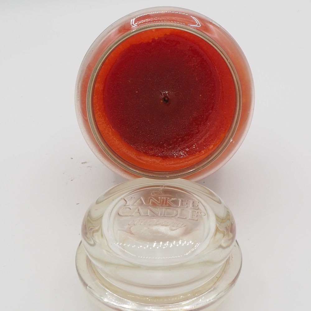 VTG Yankee Candle Almond Toffee 14.5oz Jar Rare Black Bland Housewarmer Burned - Picture 8 of 10